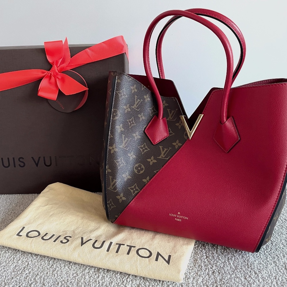 Louis Vitton Red Kimono Tote Bag